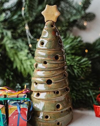 Ceramiczna choinka, rękoczyny