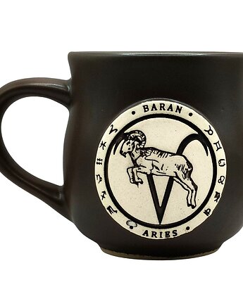 Kubek Ceramiczny 300 ml ze Znakiem Zodiaku Baran , Sklep Angelos