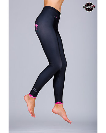 Legginsy Bingo Flamingoo High - Black, KAMELEOO