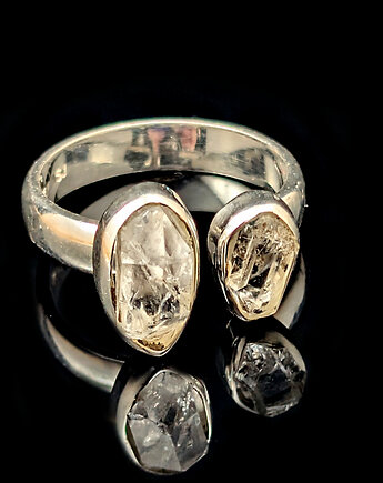 Pierścionek gemini- herkimery, Pracownia Neores