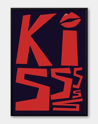 Plakat Kiss in Red, Pracownia Och Art