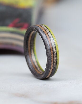 Matowa obrączka z recyklingu , Spirit Workshop