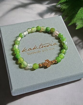 Na szczęście : agat i czterolistna koniczynka, kaktusia