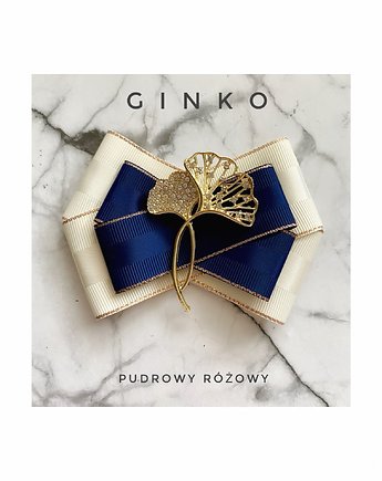 Brosza GINKO Nowość Glamour, Pudrowy Różowy