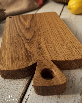 Mały dąb do krojenia i serwowania, I Wood Say