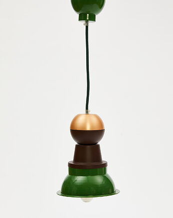 Fern Flower Lamp Green & Brown, DINGFLUX by Asia Piaścik