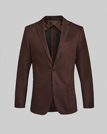 marynarka męska torniella bordo slim fit, BORGIO