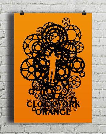 Plakat Mechaniczna Pomarańcza , minimalmill