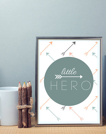 Plakat little hero, MUKI design