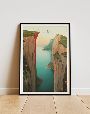 Plakat -Norway cliffs, Harry Monkey