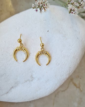 Kolczyki LUNULA- srebro,złoto,różowe złoto, ISSI Jewelry