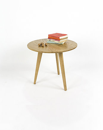 Okrągły stolik dębowy / średnica 60cm, SyDesign