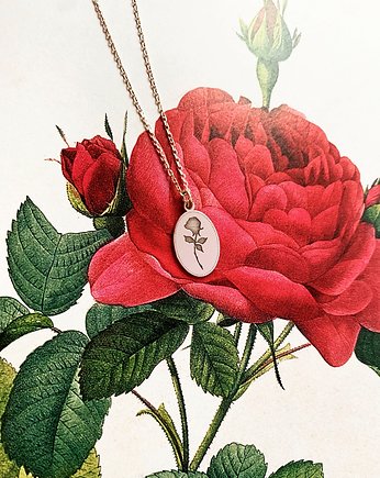 Rosa- naszyjnik- Róża, OKAZJE - Prezenty na 18 dla koleżanki
