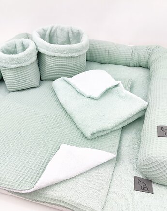 Komplet na przewijak, mata do przewijania, jasno miętowy przewijak, Enitka Sweet Baby Room