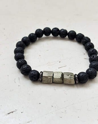 Bransoletka Męska Piryt, Chmolowska Jewellery