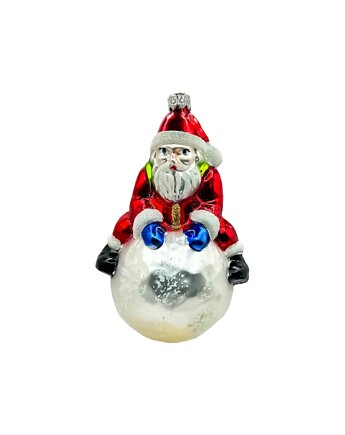 Bombka choinkowa: Święty Mikołaj na śnieżnej kuli, Syn Bombkarza