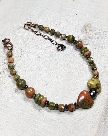 Unakit bransoletka w kolorach wiosny b25, JanArt