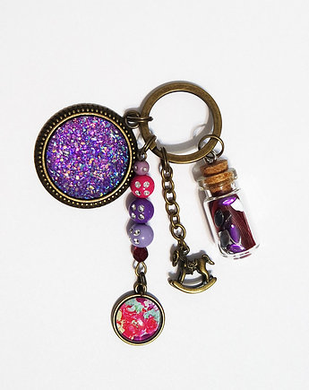 Breloczek - Konik na biegunach, druzy, yenoo