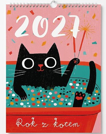 Kalendarz 2027  KOTY Z KOTAMI, polkastudio