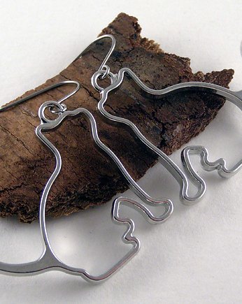 Kolczyki "wspomóżmy kocie sprawy" 0017, Zegarynki