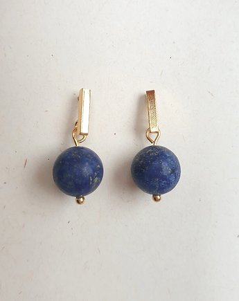 Kolczyki PATYCZKI lapis lazuli, OSOBY - Prezent dla Dziewczyny