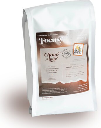 Kawa ziarnista ChocoLatte  słodkie i kremowe espresso 1000 g, Focusy