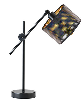 Designerska lampa biurkowa z ażurowym kloszem MALI AŻUR, LYSNE