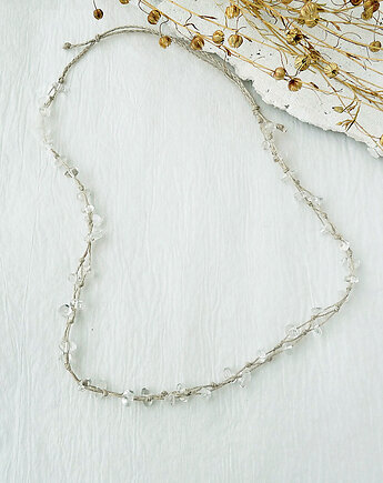 Krople deszczu naszyjnik z kamieniami, galeria nuit