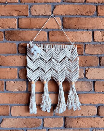 Makrama ścienna BOHO ręcznie robiona , Hygge Macrame