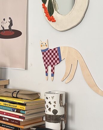 Plakat Nuddle the cat - dekoracja ścienna, Milin