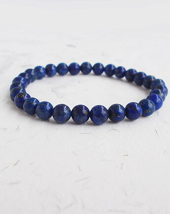 Lapis lazuli 6 mm Wygodna bransoletka, galeria nuit