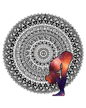 Mandala Uttanasana 1, anna marczewska