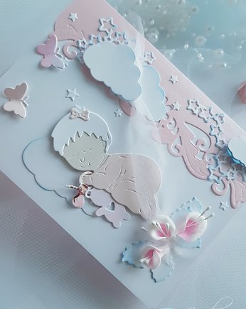 Kartka dla dziewczynki , chrzest, Card Design World