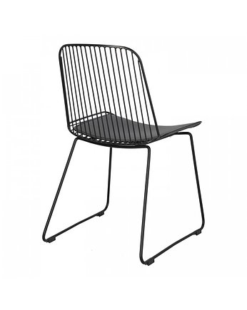 Krzesło Dilly z Poduszką Black, MIA home