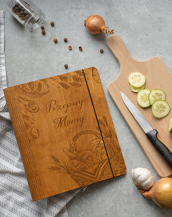 Przepiśnik drewniany pieczywo, Decorify