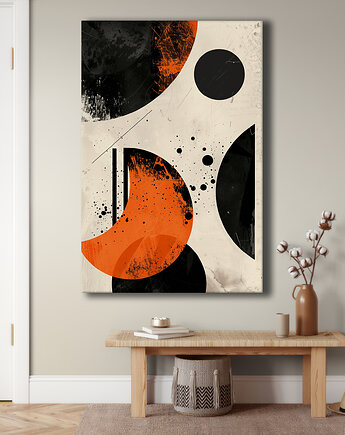 Geometria natury - Obraz na płótnie - Druk Blejtrama, Minimalizm, Loft #93, Black Sapphire Art