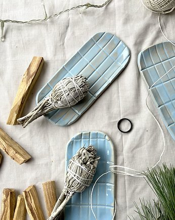 Zestaw: Tacka ceramiczna + szałwia, Projekt Ładniej