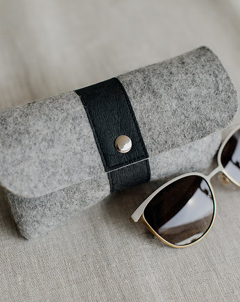 Marmollada - etui filcowe NA OKULARY szary + C, marmollada