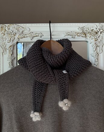 Szalik Dahlia wełna merino, GANGSTA KNIT