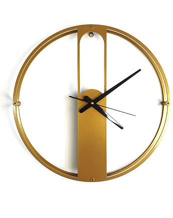 TIK TAK: zegar EVRA light, duży 46cm ZŁOTY, OKAZJE - Prezent na Ślub