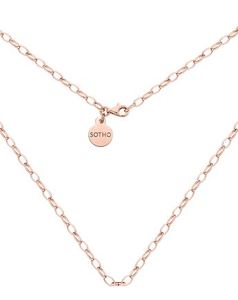 Masywny naszyjnik z różowego złota, SOTHO