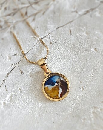 Naszyjnik malowany z kolekcji Retro, Slow Jewelry