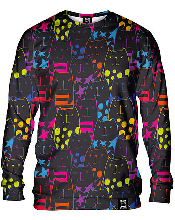 Bluza Bez Kaptura Męska DR.CROW Koty, DrCrow