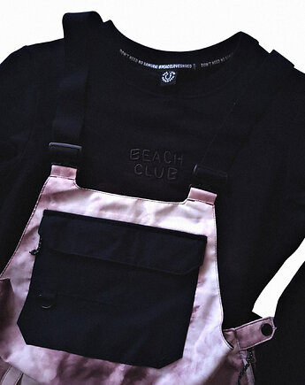 Czarny Longsleeve Beach Club, DONT NEED NO SAMURAI