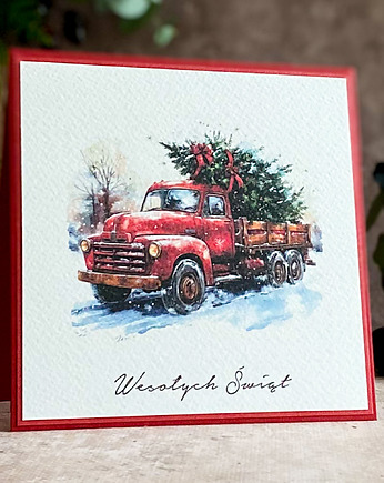 Personalizowana kartka na Boże Narodzenie, BN 57, Anna Art and Crafts