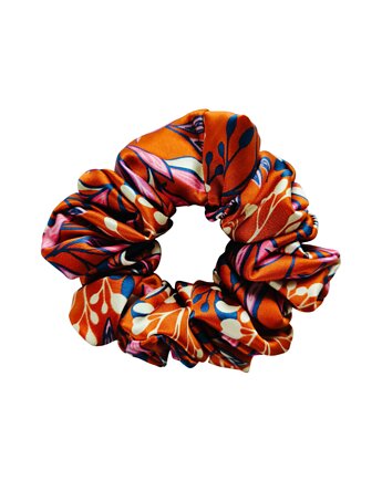 Gumka jedwabna, scrunchie, frotka złota pora MAXI, Capillum