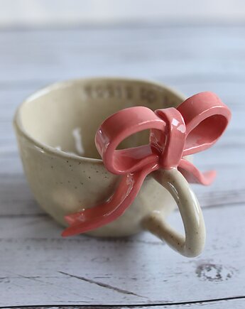 Kubek z Różową Kokardką i Napisem, Księżycowa bijoux