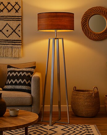Designerska lampa stojąca do salonu MOSS ECO, LYSNE