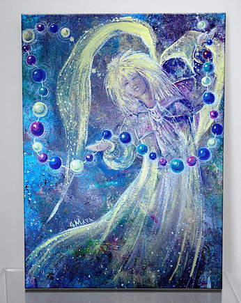 Anioł Stróż. Korale życia. Giclee, 4mara Marina Czajkowska