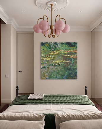 Lilie wodne - Claude Monet - obraz na płótnie lub plakat, Dekoracje PATKA Patrycja Kita